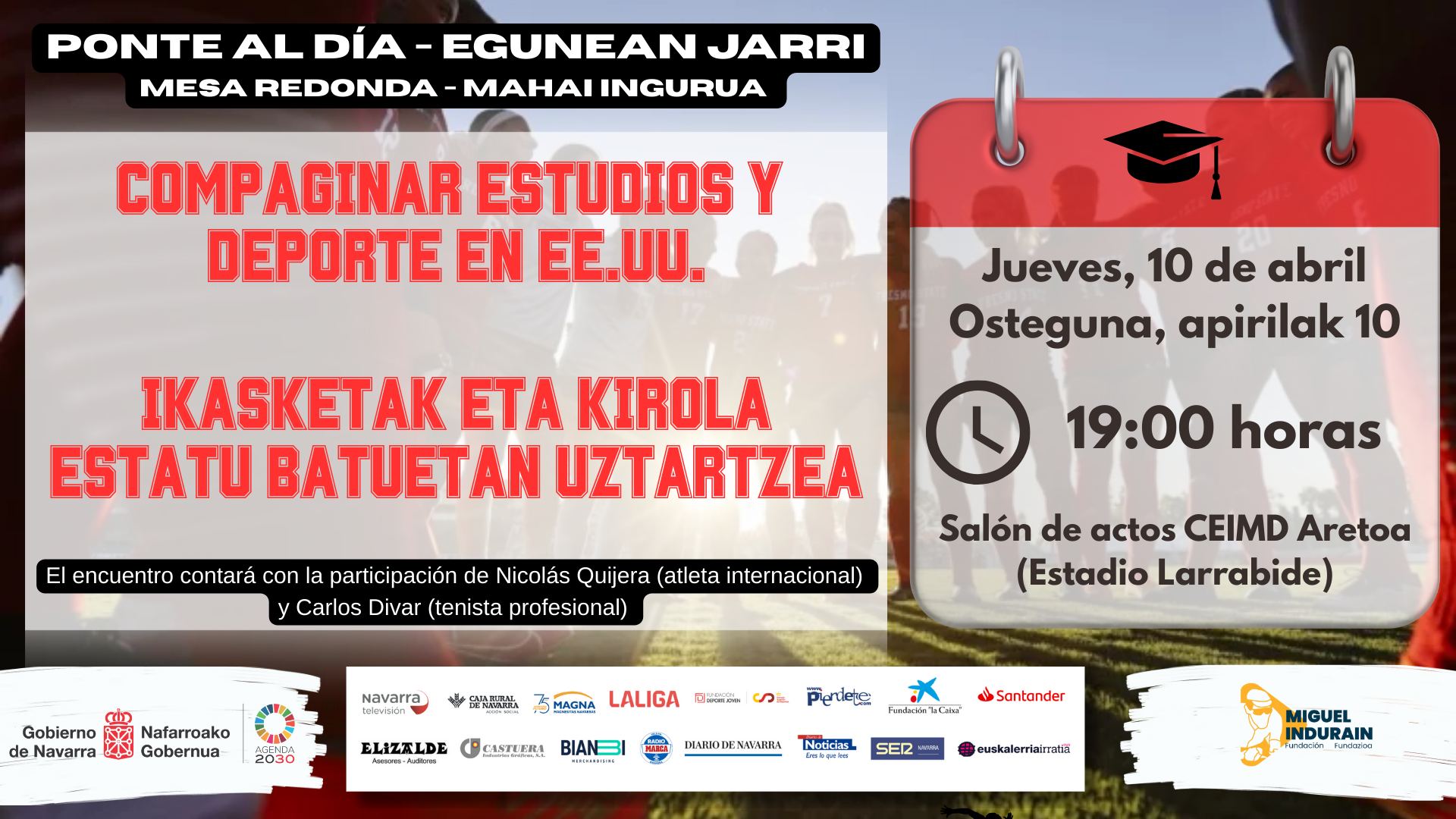 Compaginar estudios y deporte en EE.UU.